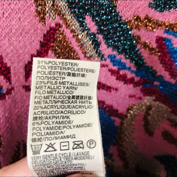 Suncoo Pandor Sweater Pull Pandor-Pink and Gold Parisian sweater - Picture 8 of 16